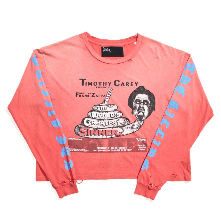 EAST of EDEN L/S T SHIRT, Colour: RED, Size: SMALL