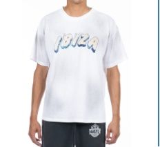IBIZA T SHIRT DTY WHT