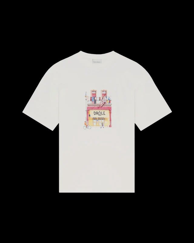 T-SHIRT DROLE CAFE, Size: SMALL