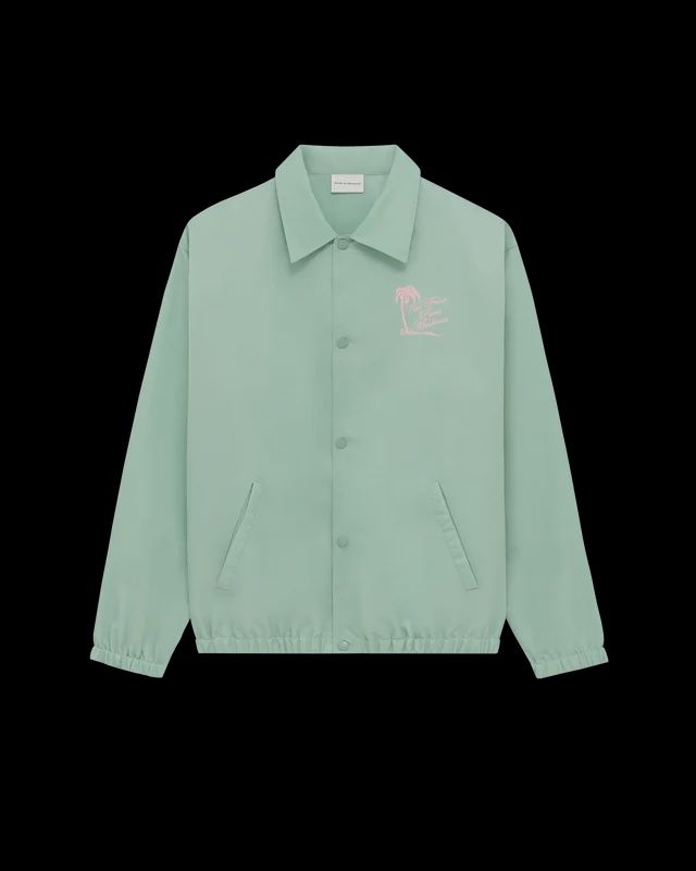 VESTE SLOGAN PALMIERS WTR GRN, Colour: WATER GREEN, Size: SMALL