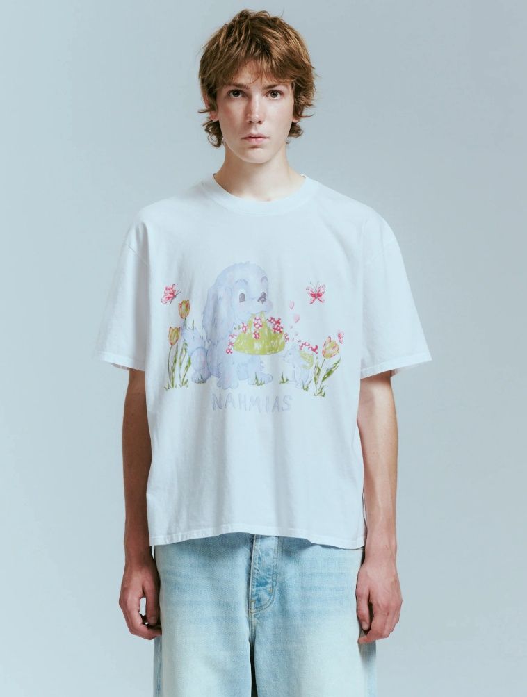 FORAGE BOXY TEE, Colour: WHITE, Size: SMALL