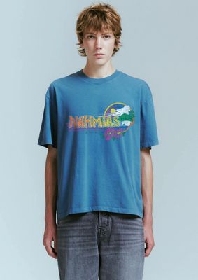 POINT BREAK BOXY TEE STL BLU