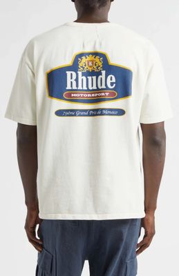 RHUDE RACING CREST TEE