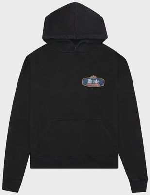 RACING CREST HOODIE VTG BLK/NVY