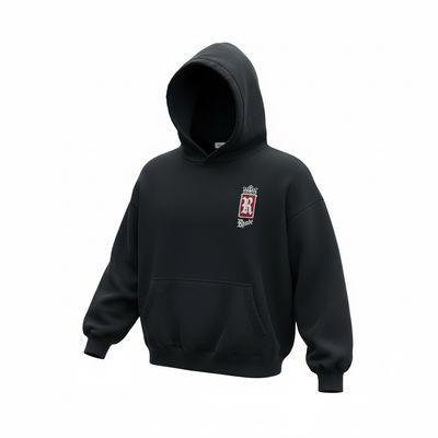 RHUDE FUMAR 91 HOODIE VTG BLK