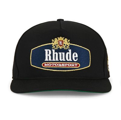 RACING CREST HAT BLK