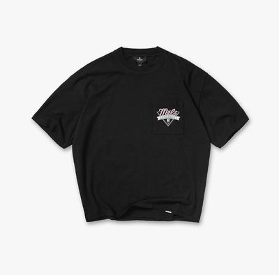MEL'S DINER T SHIRT JET BLK