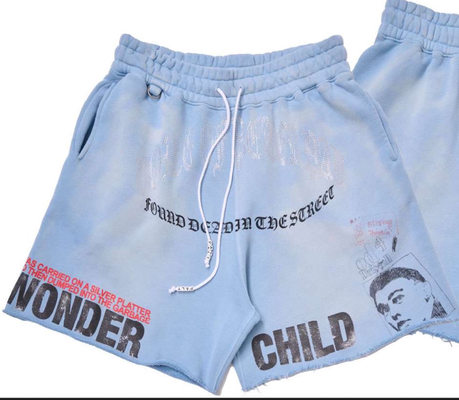 BOBBY DRISCOLL SWEAT SHORT, Colour: BABY BLUE, Size: MEDIUM