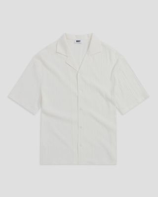 TEXTURED BOWLING SHIRT