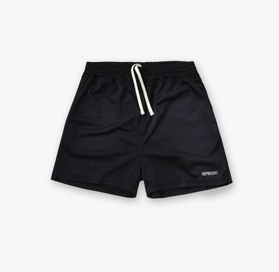 WASHED MESH SHORTS WSH BLK