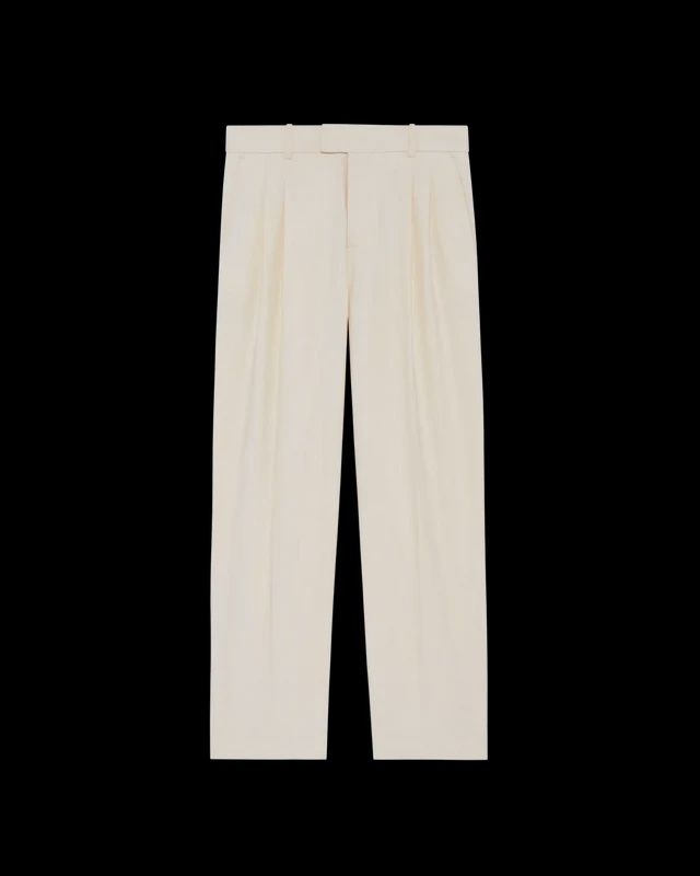 PANTALON GOLFEUR VISCOSE OFF WHT, Colour: OFF WHITE, Size: SMALL