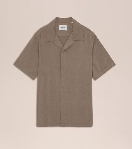 HANK - OPEN COLLAR SHIRT, Size: SMALL