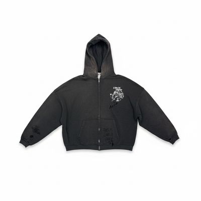 CARRYING THE MESSAGE ZIP HOODIE