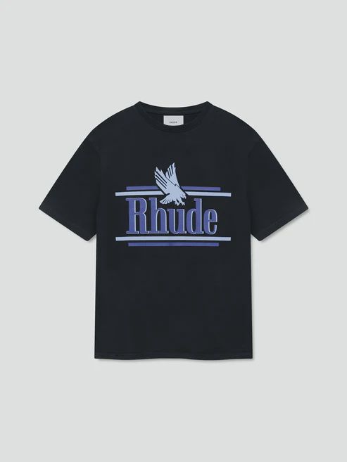ROSSA TEE VTG BLK/BLU, Colour: VTG BLACK/BLUE, Size: MEDIUM
