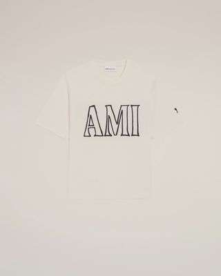 AMI PARIS PRINT T SHIRT