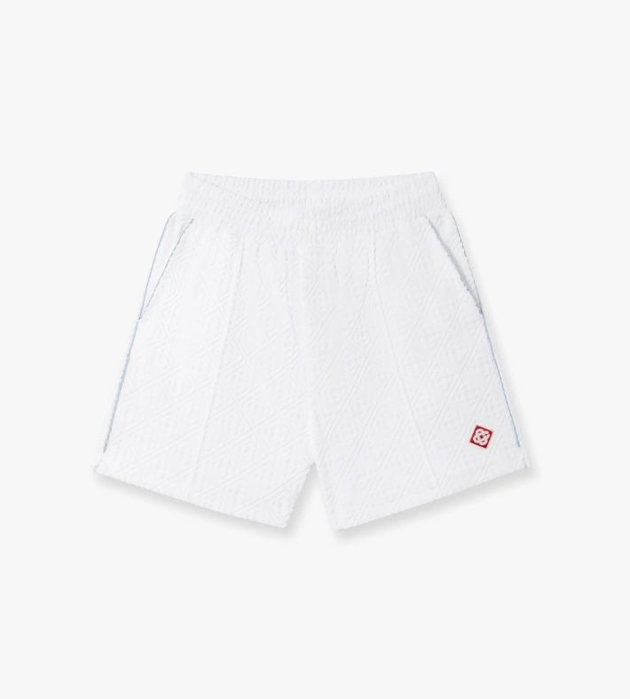 TOWELLING MONOGRAM SHORT, Size: MEDIUM