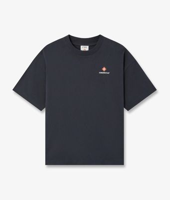 OVERSIZED T-SHIRT NAVY JERSEY