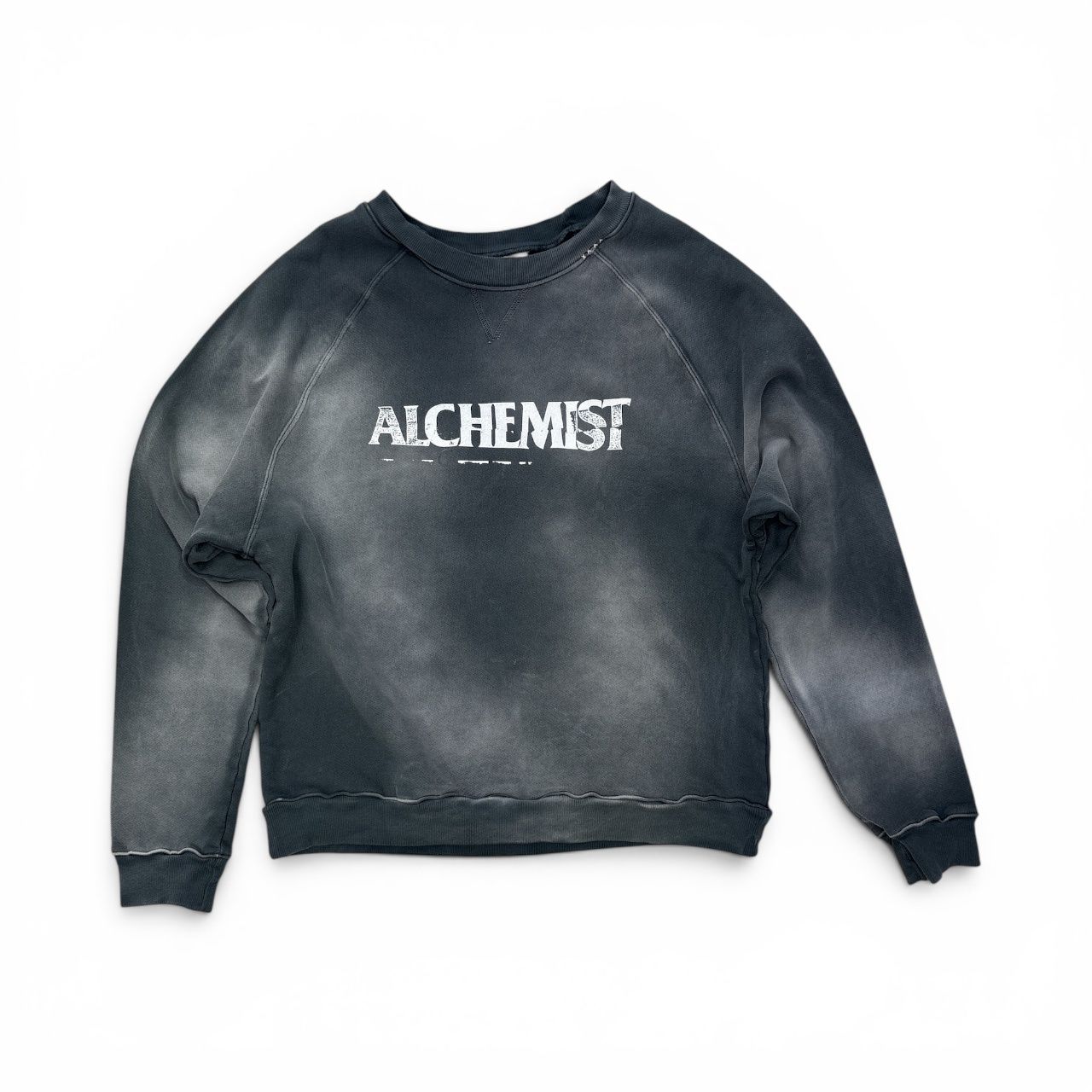 RIPPED ALCHEMIST LOGO SWEATER, Size: LARGE