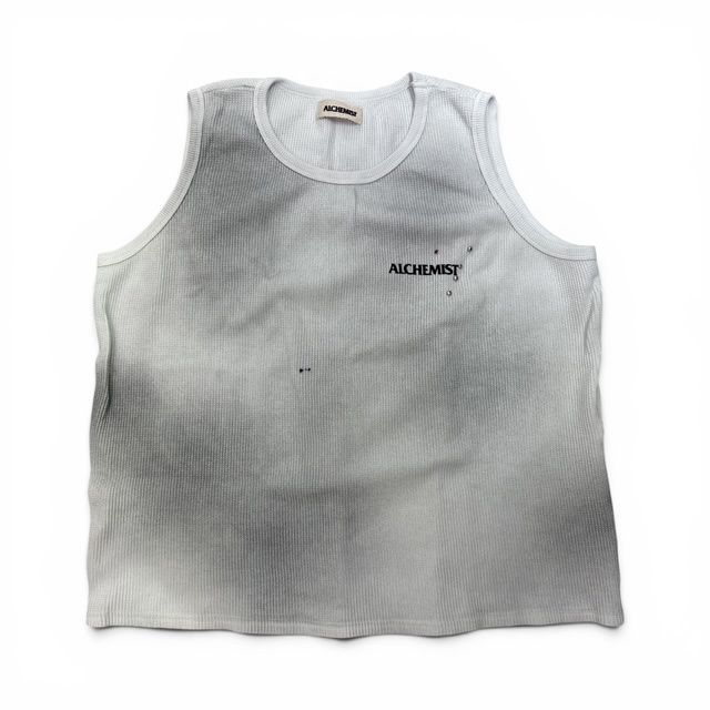 THERMAL TANK TOP - SPIRIT DIRTY WHITE OPAL, Size: SMALL