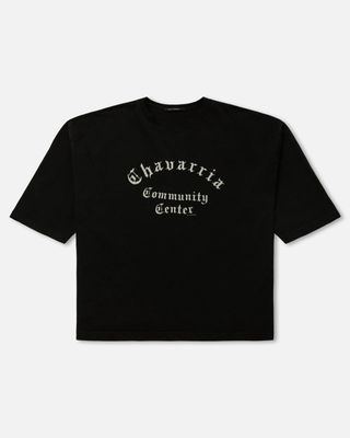 CHAVARRIA COMMUNITY CENTER BIG BOX BUFFALO TEE BLACK