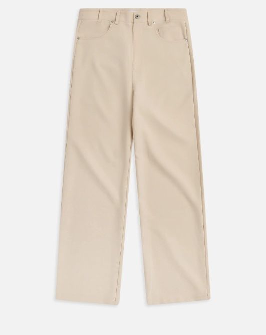 5-Pocket Trouser - Beige, Size: SMALL