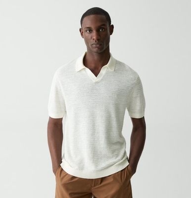 BRENAN POLO SHIRT PACIFIC LINEN IVY