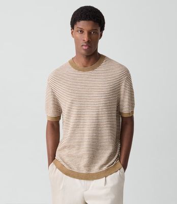 STRIPED TEE PACIFIC LINEN KHAKI / WINTER