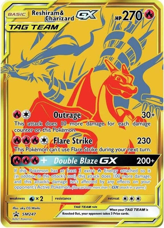 Reshiram &amp; Charizard GX - SM247