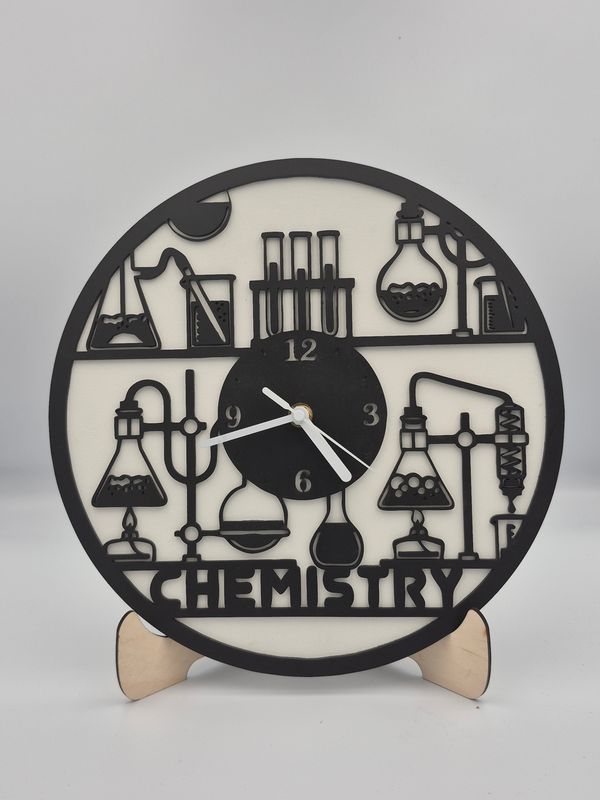 Zegar ścienny - Pracownia chemiczna Zegar ścienny - Pracownia chemiczna