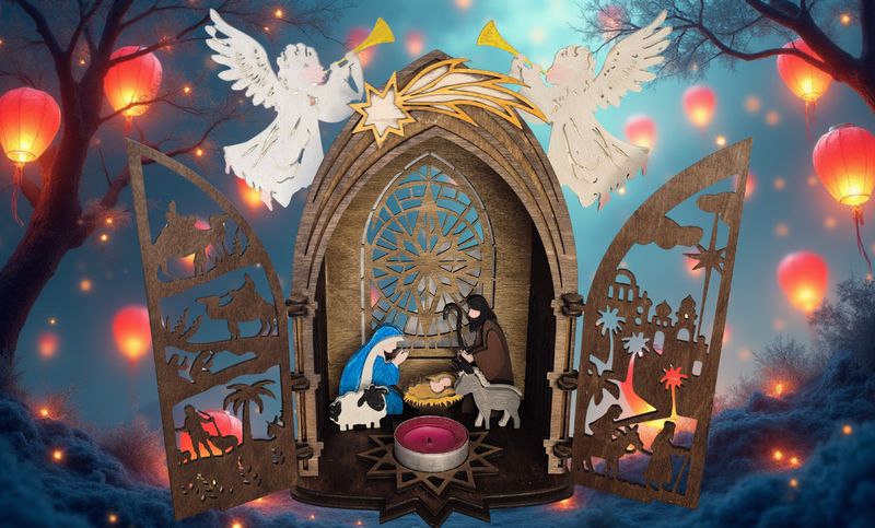 Lampion Szopka Bożonarodzeniowa