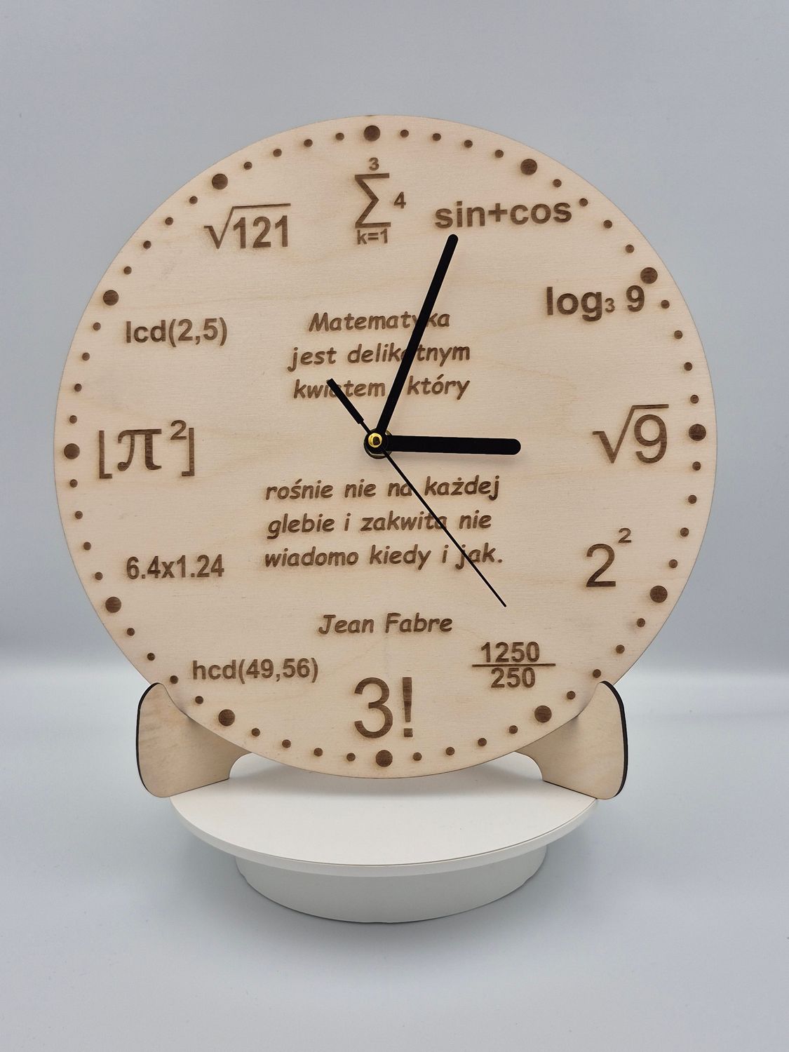 Zegar Ścienny "Matematyka" PL