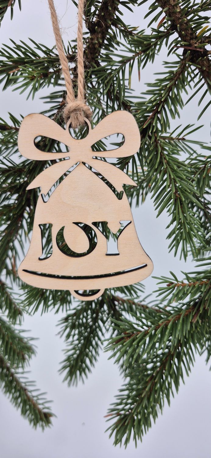 Drewniana Bombka Choinkowa