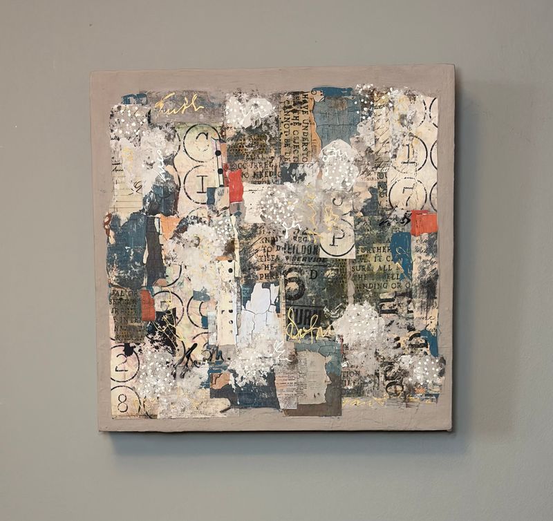 Truth and Lies. 30x30 cm unframed