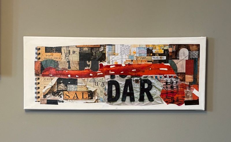 Urban Landscape  50x20 unframed