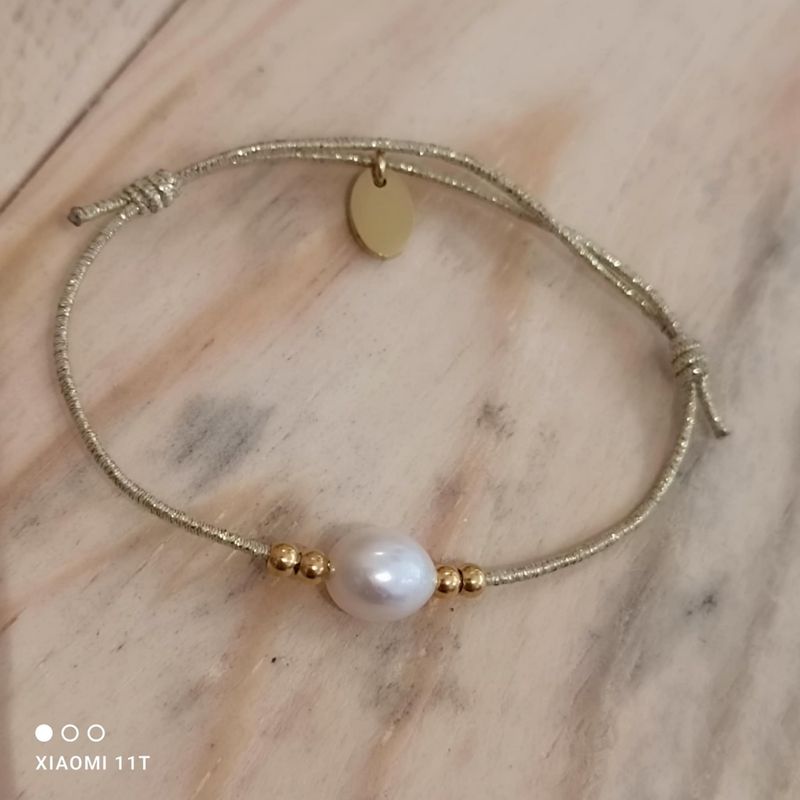 verrone perle de culture doré