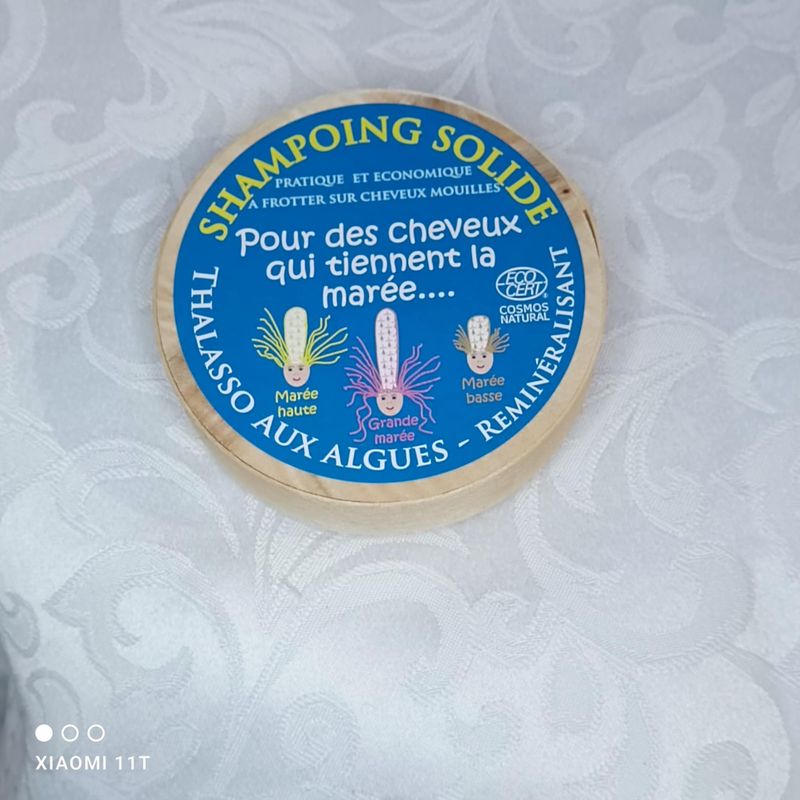 shampoing solide aux algues