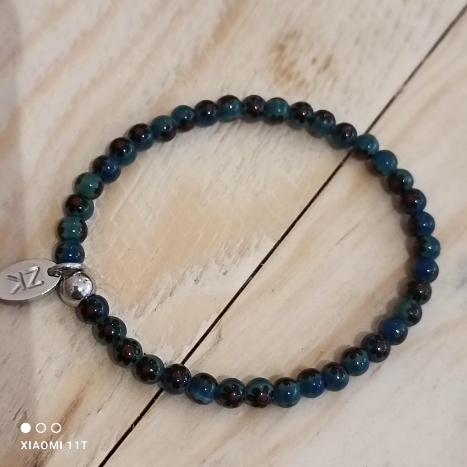 bracelet perles 15 cm