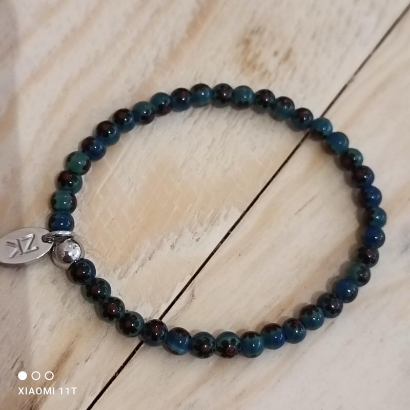 bracelet perles 15 cm