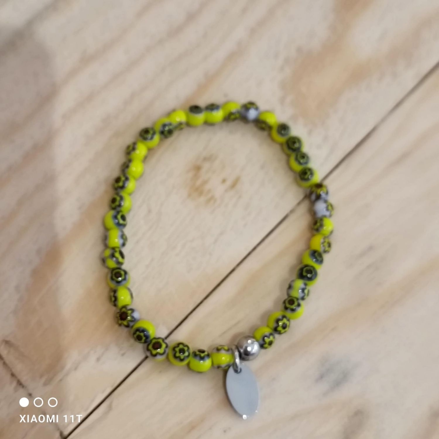 bracelet perles 15 cm