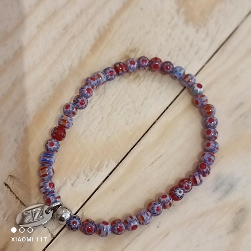 bracelet perles 15 cm