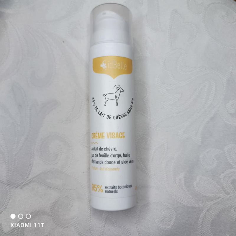 crème visage au lait de chèvre a 40 %