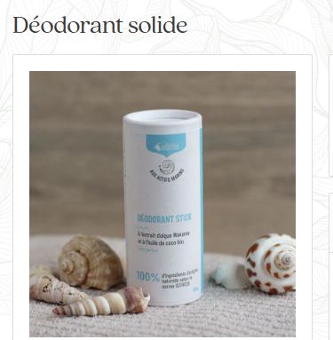 déodorant solide déodorant solide