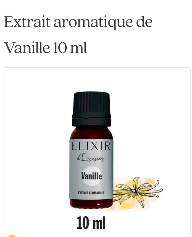 Extrait de vanille