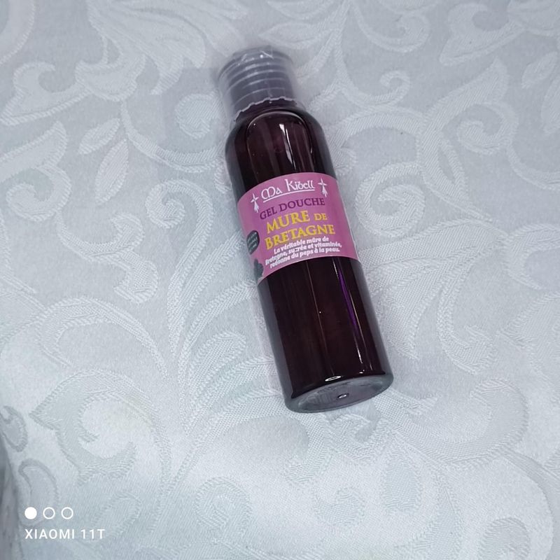 gel douche a la mûre de bretagne 80 ml