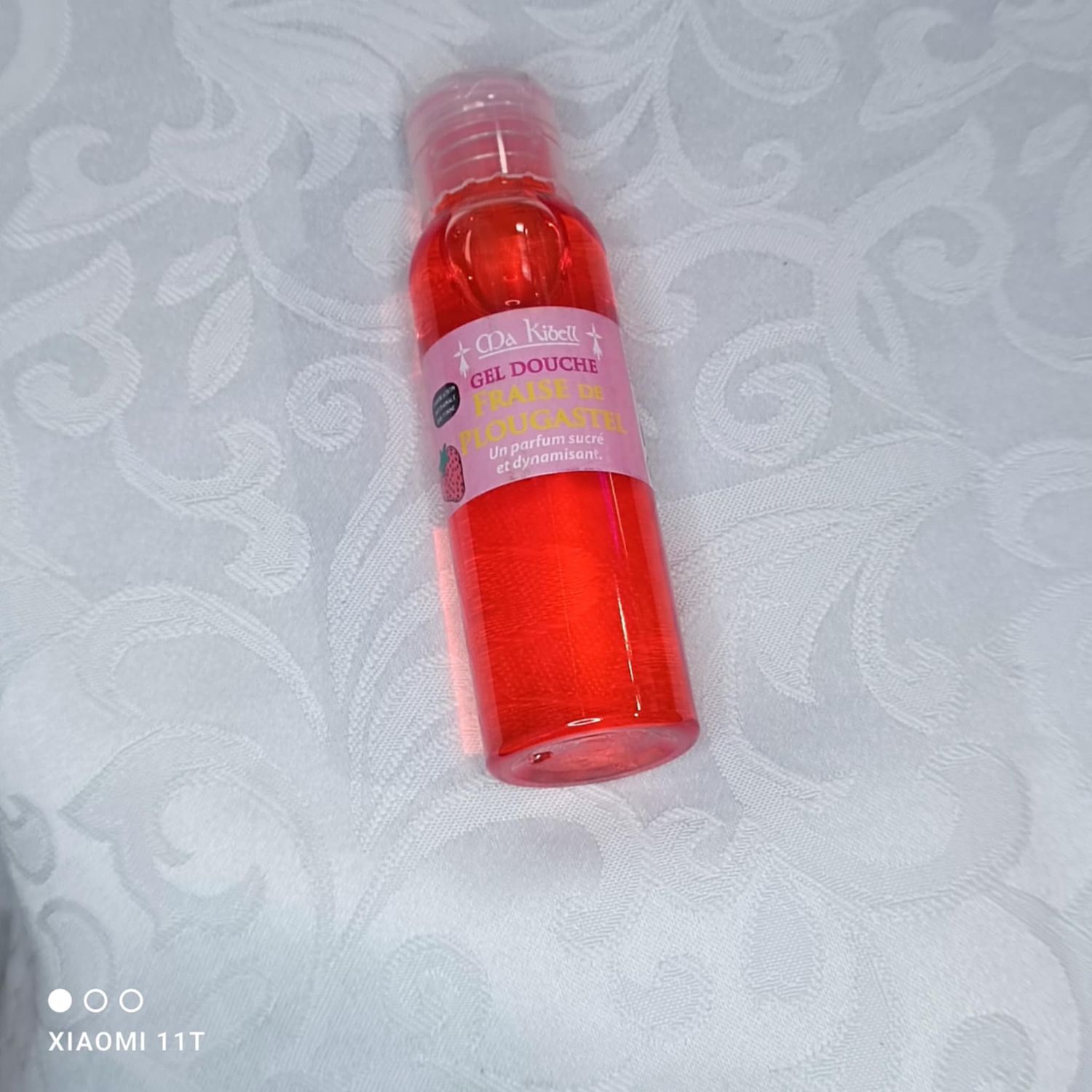 gel douche a la fraise de plougastel 80 ml