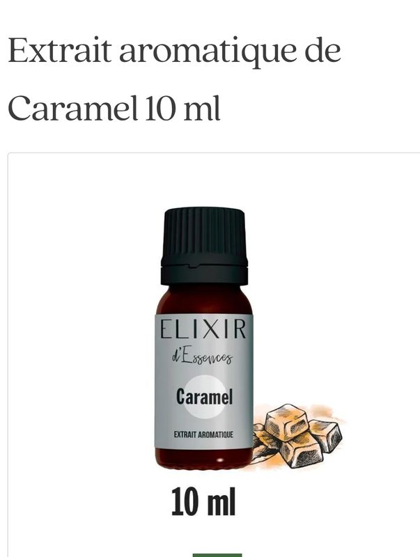 Extrait de caramel