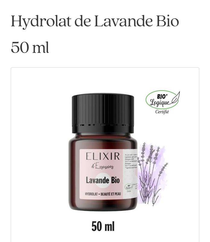 Hydrolat de lavande 50ml