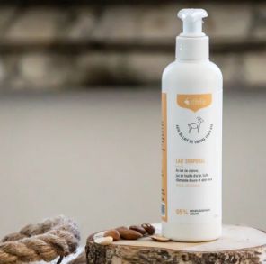 lait corporel au lait  de chèvre