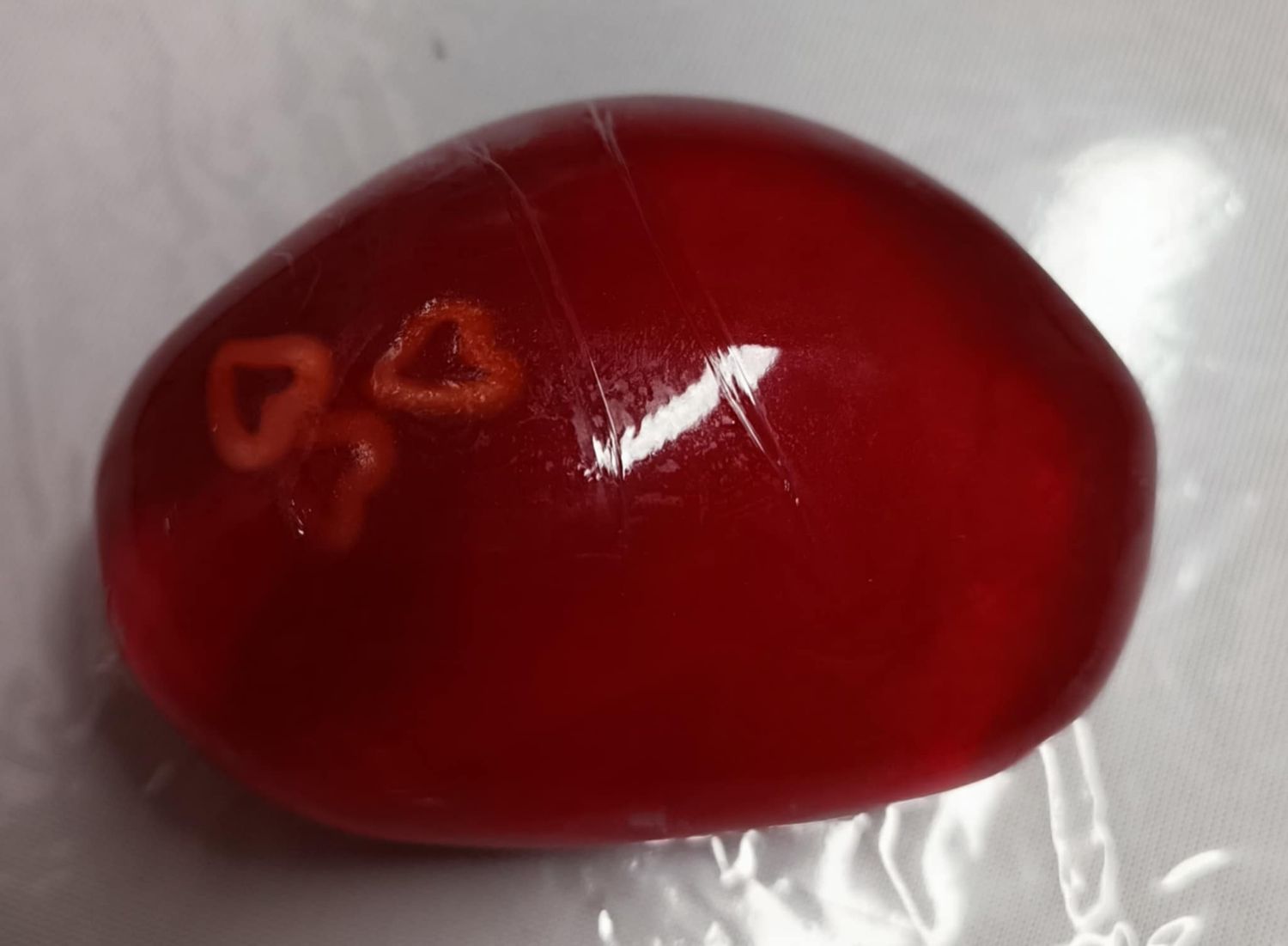 savon galet fraise de plougastel