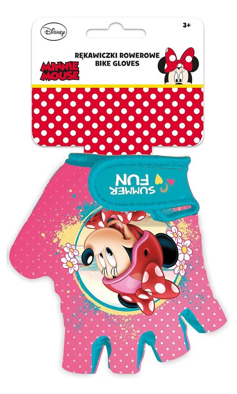Disney Fahrrad Handschuhe Minnie Mouse für Kinder ab 3 Jahren